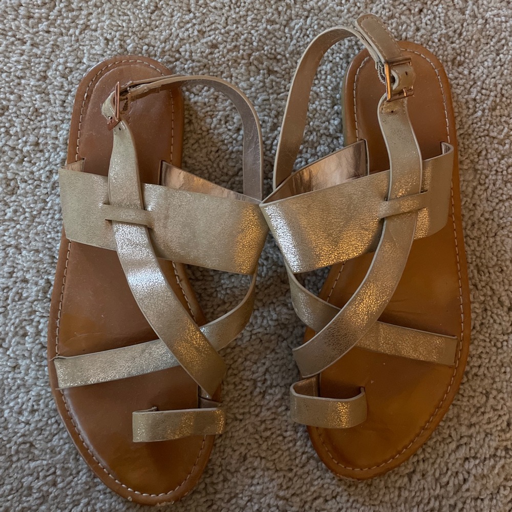 Gold Sandals